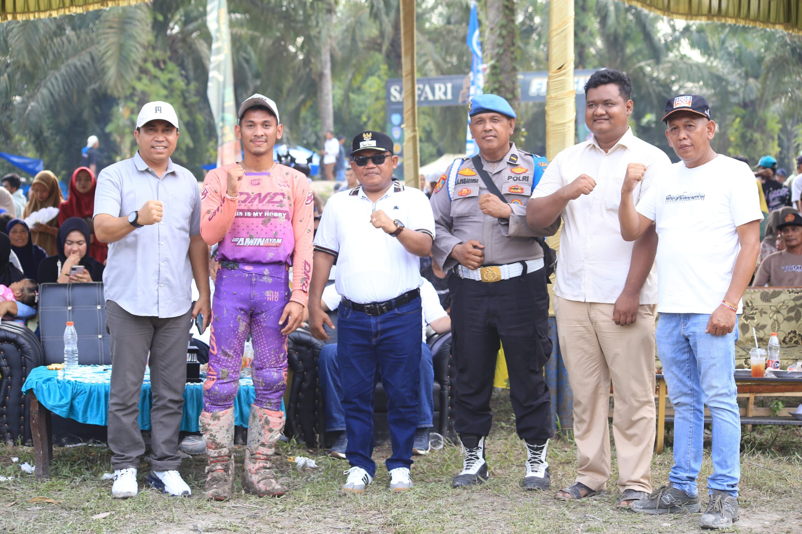 Wabup Pimpin Pelepasan Final Super Grasstrack Championship 2025 Piala Bupati Labuhanbatu