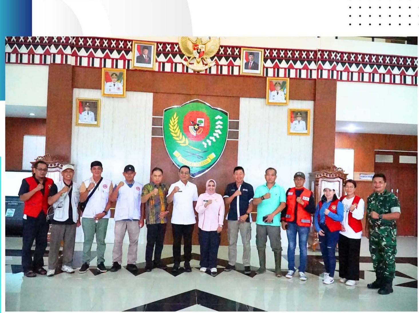 Bupati  H. Gus Irawan  memberikan apresiasi tinggi kepada Bupati Labuhanbatu kepedulian respon cepat dalam membantu warga terdampak bencana wilayah Tapanuli Selatan.