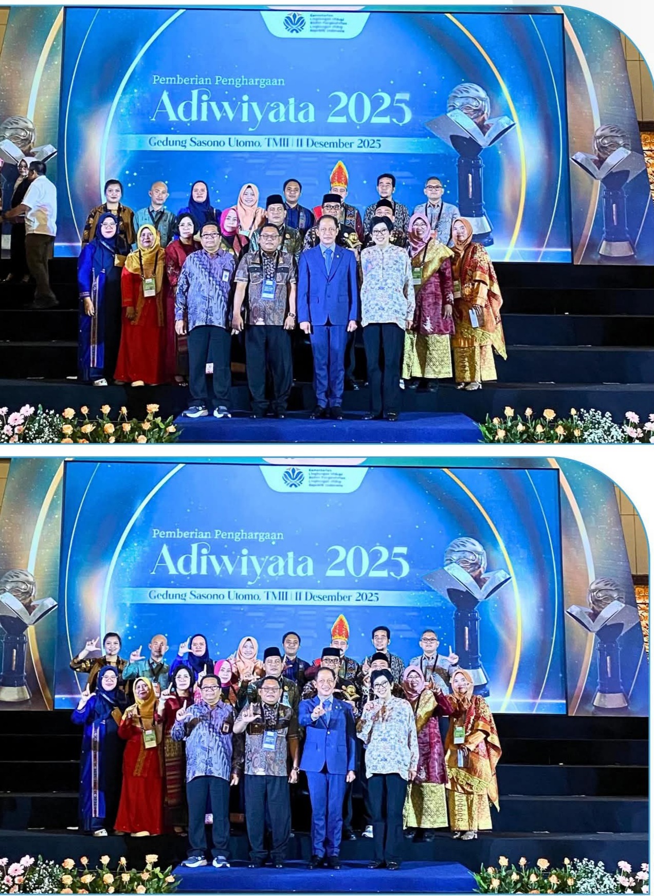 Wakil Bupati dampingi Kepala MAN Labuhanbatu menerima Adiwiyata dari Kementerian KLHK RI