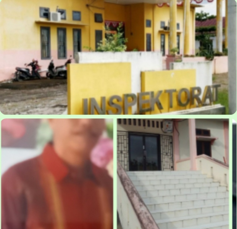 Inspektorat Paluta Irban III Ali Siddik Harahap bungkam saat di Komfimasi Wartawan terkait Laporan Masalah Honor Husin Siregar