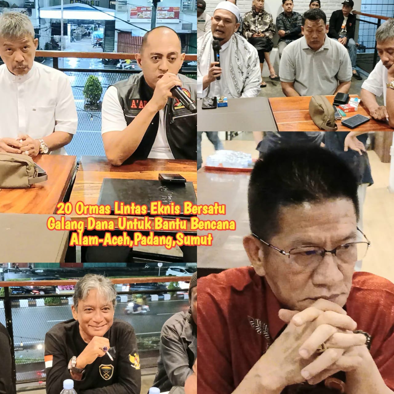 Lintas Ormas & Etnis Kalbar Gelar Rapat Penggalangan Dana untuk Korban Bencana Sumut–Aceh,Padang Dipimpin Habib Rizal Algadri!