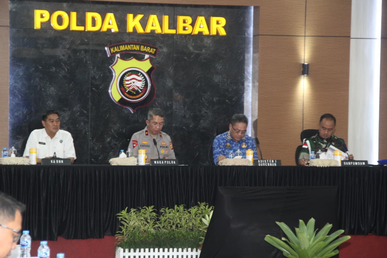Wakapolda Kalbar Pimpin Rapat Koordinasi Lintas Sektoral Ops Lilin Kapuas 2025, Siapkan Pengamanan Natal dan Tahun Baru