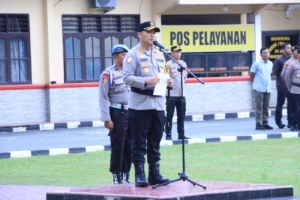 Polres Labuhanbatu Gelar Apel Kesiapan Pengamanan Sambut Malam Tahun Baru 2026