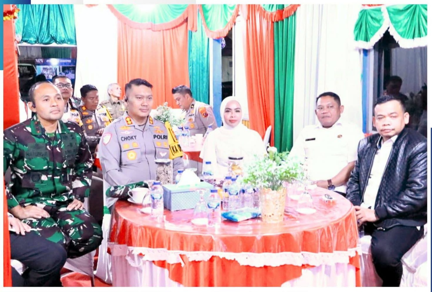 Forkopimda Labuhanbatu mengikuti arahan nasional terkait keamanan dan ketertiban masyarakat Kamtibmas secara virtual,