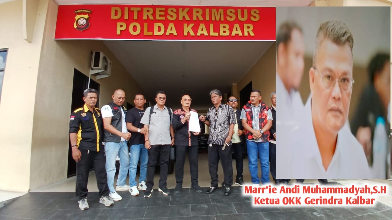 Ketua OKK Gerindra Kalbar Soroti Pemberitaan yang Dinilai Sarat Kepentingan!