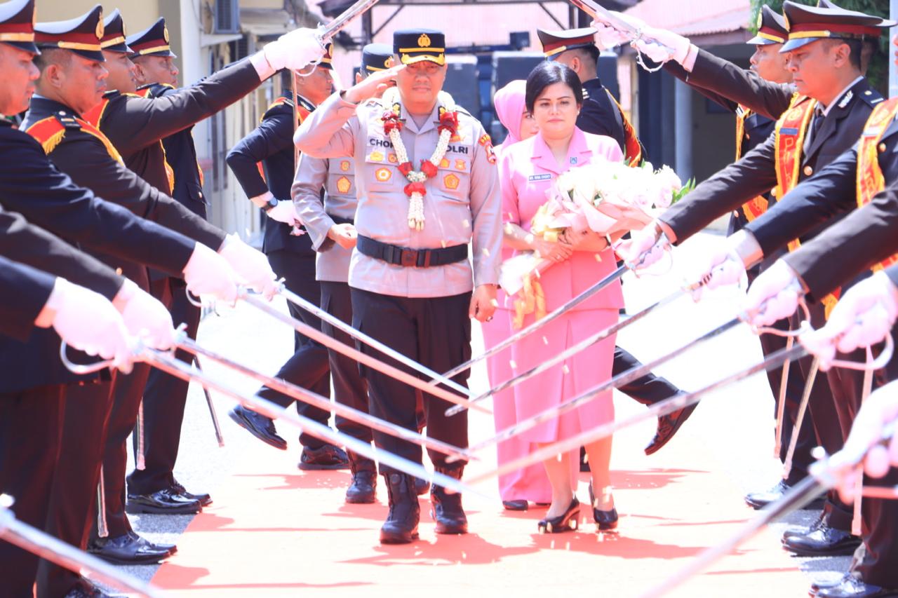 Polres Labuhanbatu Sambut Kapolres Baru dan Lepas Pejabat Lama