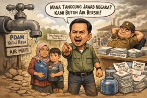 Lagi Lagi!,Air Tak Mengalir Hampir Dua Pekan, Warga Ampera Raya Pertanyakan Tanggung Jawab Negara atas Hak Air Bersih