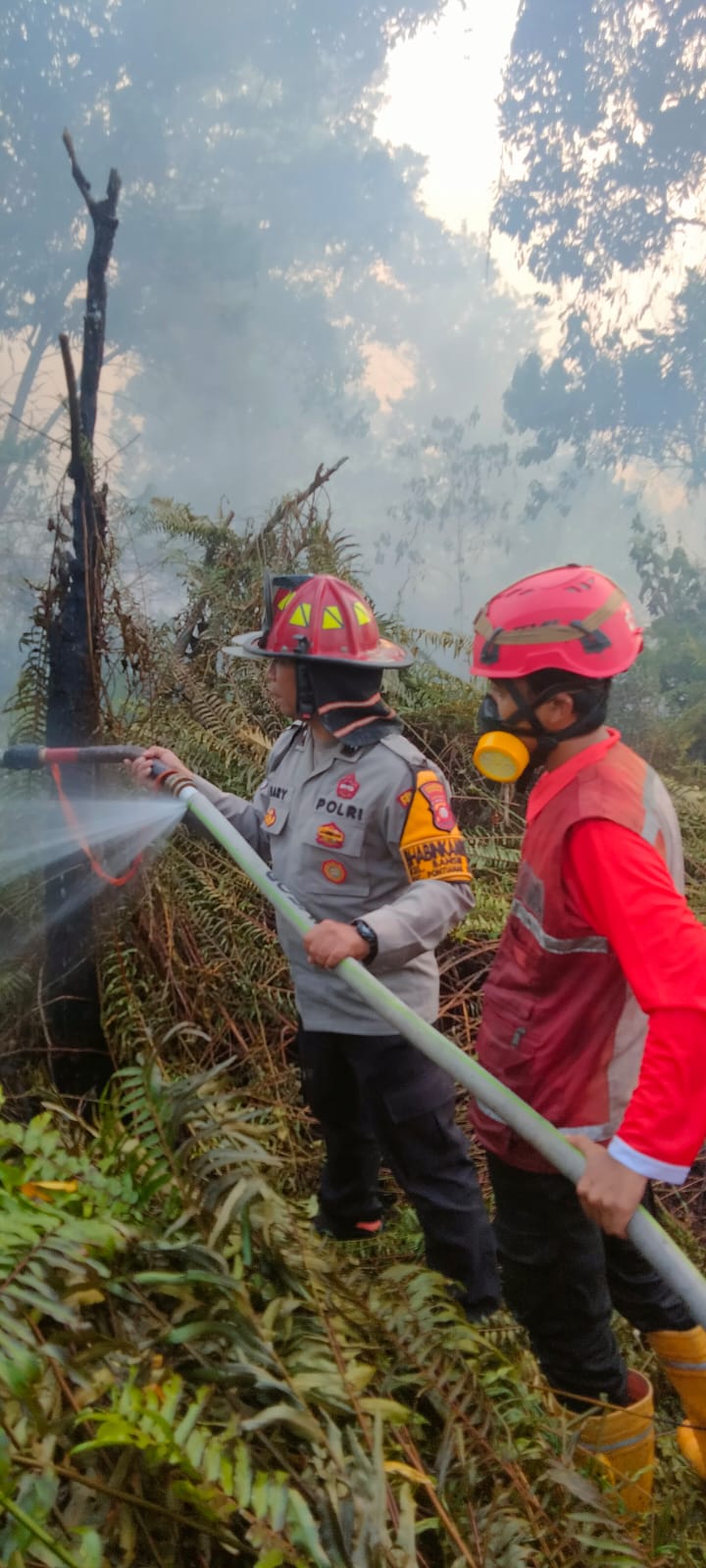 Polresta Pontianak Laksanakan Patroli Karhutla, Cegah Meluasnya Titik Api
