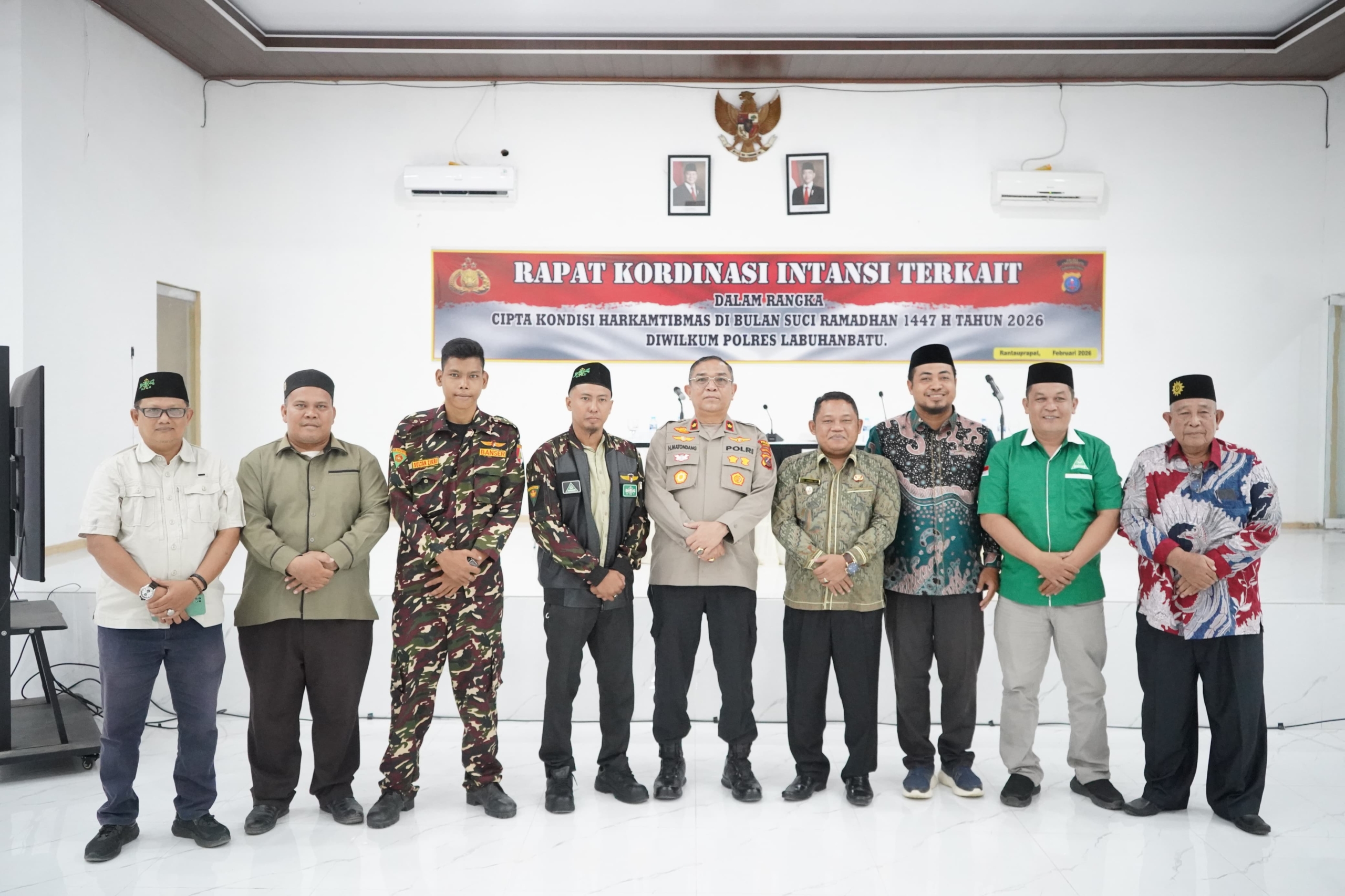 Jelang Ramadhan, Forkopimda Labuhanbatu Perkuat Sinergi Pastikan Kondisi Aman dan Kondusif