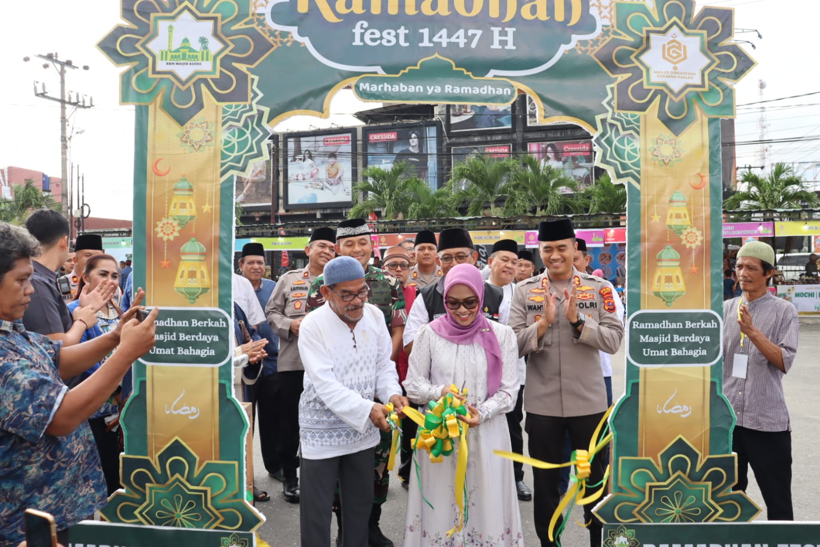 Bupati  Bersama Frokopinda Labuhanbatu  Hadiri Peresmian Ramadhan Fest 1447 H di Masjid Agung Rantauprapat