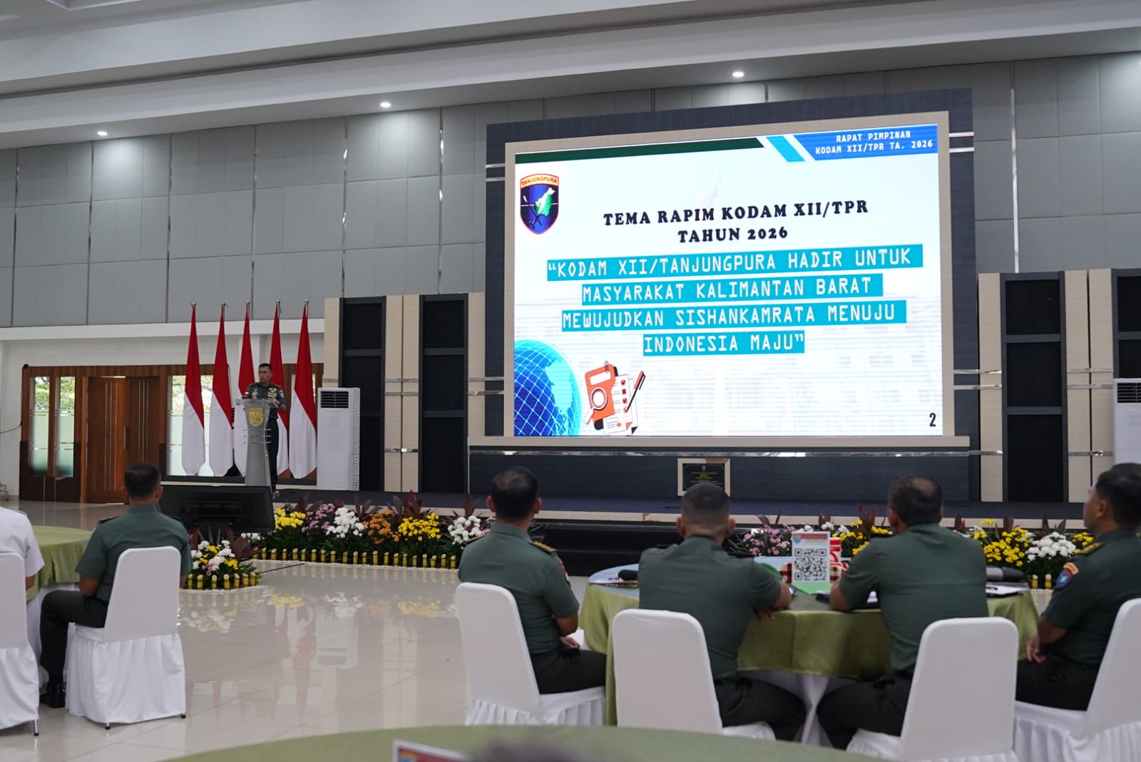 Pangdam XII/Tpr Pimpin Rapim 2026, Pertegas Komitmen TNI Dukung Asta Cita dan Keamanan di Kalbar