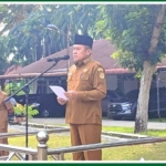 Pemkab Labuhanbatu gelar apel perdana di lapangan Kantor BKPP jalan Gouse Gautama