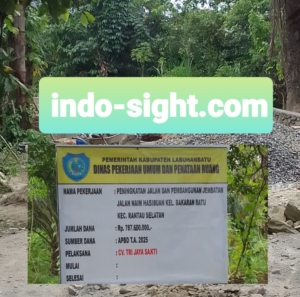 “Usut APH” Proyek, Peningkatan Jalan Dan Pembangunan Jembatan Dijalan Naim Aek Tapa APBD TA 2025 Rp 787.500.000 salahi Aturan