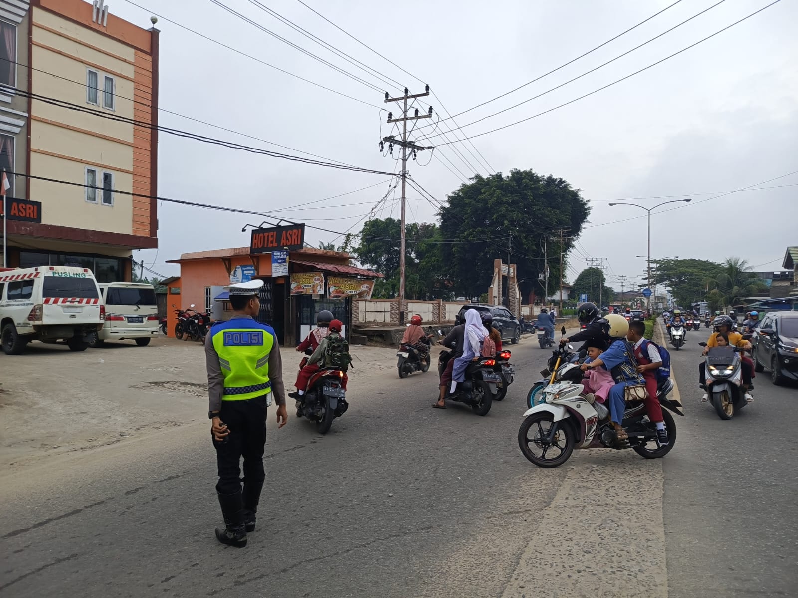 Aktivitas Kembali Normal, Satlantas Polres Melawi Gelar Ploting Point Pagi di Sejumlah Persimpangan