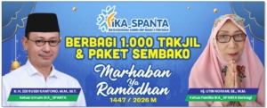 IKA SPANTA Gelar Aksi Sosial Ramadhan, 1.000 Takjil Dibagikan di Simpang Tugu Digulis Untan!
