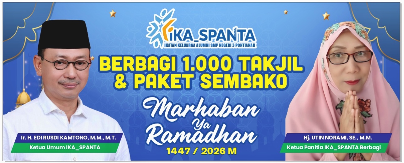 IKA SPANTA Gelar Aksi Sosial Ramadhan, 1.000 Takjil Dibagikan di Simpang Tugu Digulis Untan!