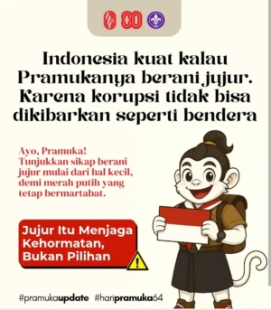 ” Sempat Viral” Temuan Dugaan Korupsi Dana Hibah Pramuka Tahun 2022-2024 ,senyap di telan Bumi