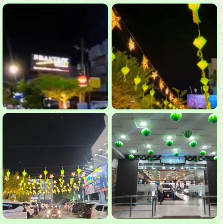 Supermarket Berastagi ciptakan suasana kota religius, nyaman penuh semangat kebersamaan selama Ramadan.