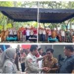 Pererat Silaturahmi, Plh Kaban BPBD Busri M. Sipahutar AP, M.AP Rangkul Purna Tugas dan Mantan pegawai BPBD dalam Acara Halal bilhalal di kantor BPBD jalan Gause Gautama