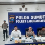 Polres Labuhanbatu Gelar Press Rilis Serius mengani Narkoba di wilayah Hukumnya.