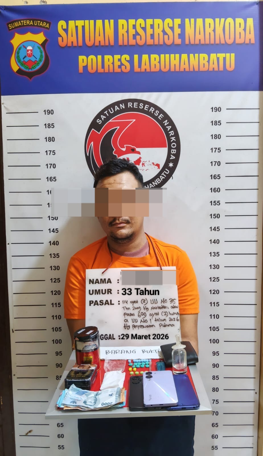 Satres Narkoba Polres Labuhanbatu Ungkap Kasus Peredaran Pil Ekstasi, Satu Pelaku Diamankan