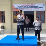Kapolres Palas Pimpin Upacara Pelantikan Kabag Log, Ren, Kasiwas dan Sertijab Kasat Samapta Serta Kasat Binmas