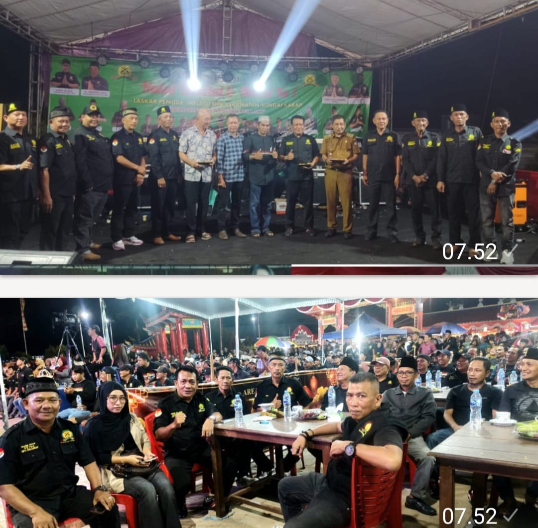 HALAL BIHALAL DAN MILAD KE-1 DPC LPM SUNGAI KAKAP BERLANGSUNG MERIAH DI PANGGUNG RAKYAT