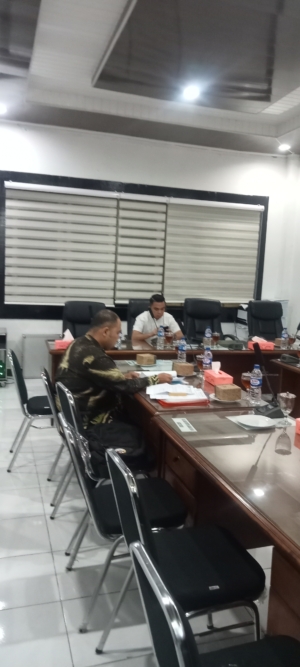 Arif Hakiki Hasibuan Hadiri Rapat Dengar Pendapat (RDP) di DPRD Labuhanbatu Terkait Dana Hibah KAHMI tahun 2023.