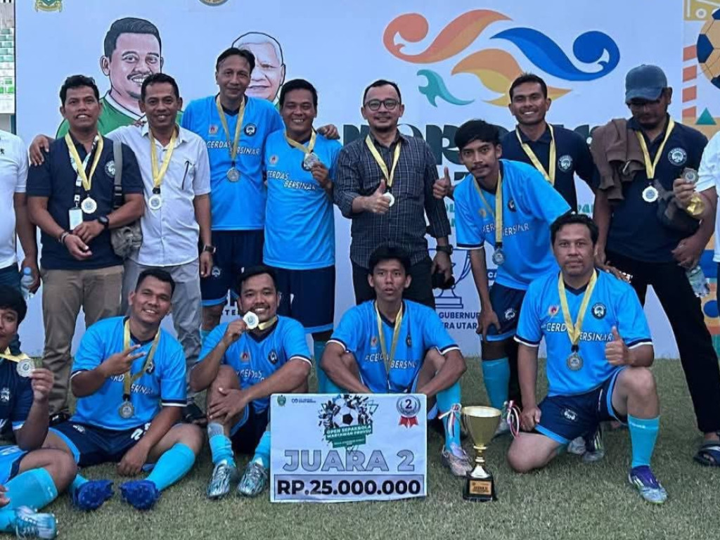 Newsroom FC Labuhanbatu raih Runner up juara II di Porwasu 2026 di dukung Bupati Labuhanbatu