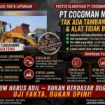 PT COCOMAN GEMPUR BALIK TUDUHAN TAMBANG ILEGAL: “TAK ADA AKTIVITAS SEJAK 2014 — JANGAN BANGUN PERKARA DARI NARASI, BUKAN FAKTA”