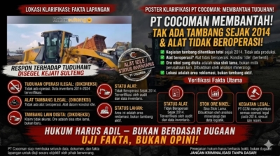 PT COCOMAN GEMPUR BALIK TUDUHAN TAMBANG ILEGAL: “TAK ADA AKTIVITAS SEJAK 2014 — JANGAN BANGUN PERKARA DARI NARASI, BUKAN FAKTA”