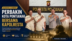 Perbakin Kota Pontianak Perkuat Sinergi dengan Kapolresta, Fokus Cetak Atlet Menembak Berprestasi