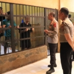 Kapolres dan wakapolres Cek RTP, kondisi sekaligus Beri Motivasi Kepada Tahanan