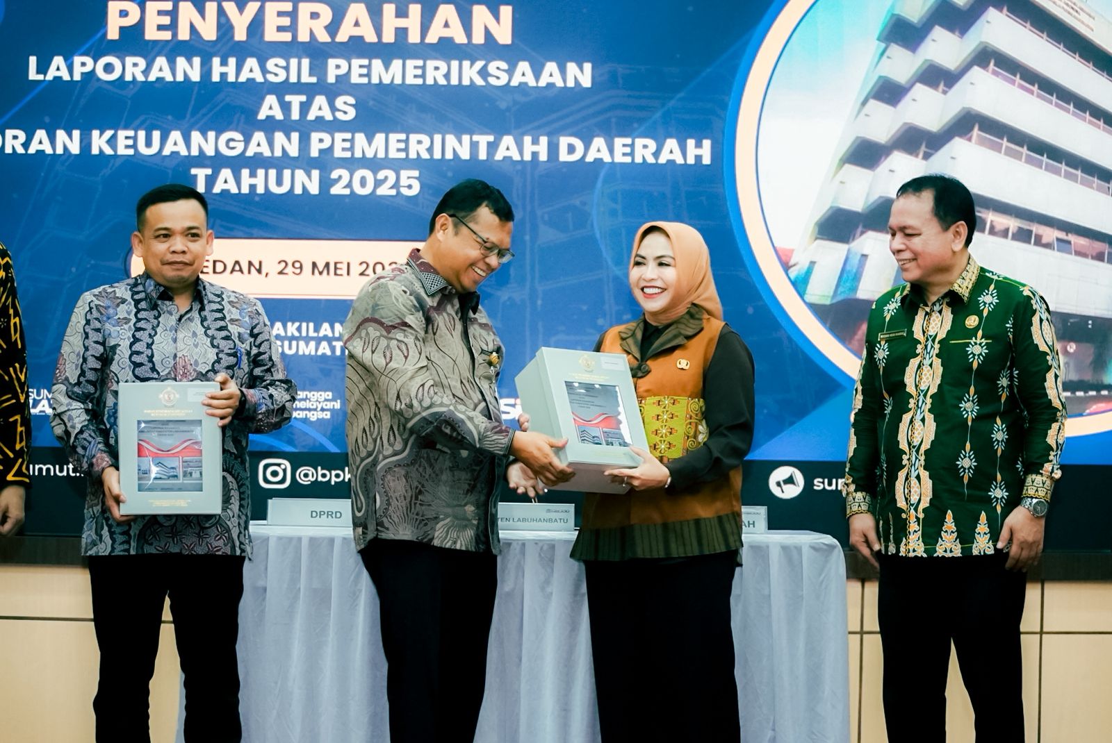 Sukses Jaga Akuntabilitas, Pemkab Labuhanbatu Sabet Opini WTP Atas LKPD 2025