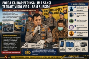 EP, HP, SFA, RP dan STS Diperiksa, Polda Kalbar Selidiki Dugaan Penyalahgunaan BBM Subsidi!