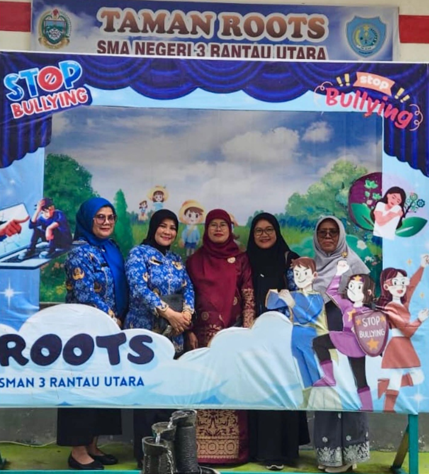 Kepala Dinas PPPA ucapkan Terimakasih Pada Kepala sekolah,Guru,Siswa/i SMA 3 Rantau utara Lestarikan Budaya Melayu