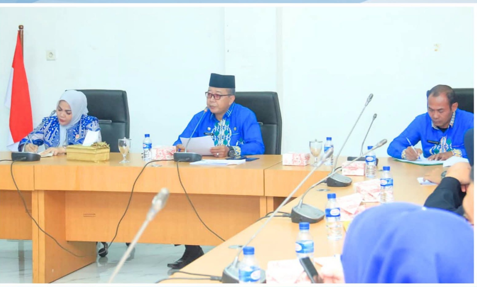 Disperindag menggelar rapat evaluasi dan pemantapan persiapan keikutsertaan PRSU ke-50 Tahun 2026