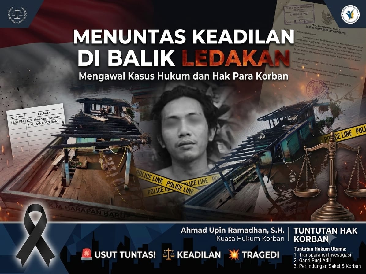KUASA HUKUM KORBAN TURUN TANGAN,Dua Nyawa Melayang dalam Ledakan Maut Sukabangun, PT KAN Diminta Tidak Bungkam!
