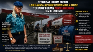 Lemahnya Pengawasan Distribusi BBM Bersubsidi Dinilai Merugikan Negara dan Masyarakat