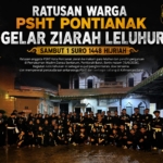 Ratusan Pesilat PSHT Ikuti Ziarah Akbar di Pontianak Barat, Wujud Penghormatan kepada Leluhur