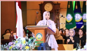 Bupati Labuhanbatu menghadiri Sidang Senat Terbuka Wisuda Periode Ke-2 Tahun 2026 Inskes Deli Husada Deli Tua digelar di Auditorium Deli Husada, Jalan Besar Kab. Deli Serdang, 